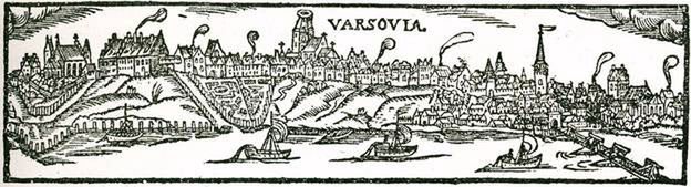 Warszawa ok. 1575 r.