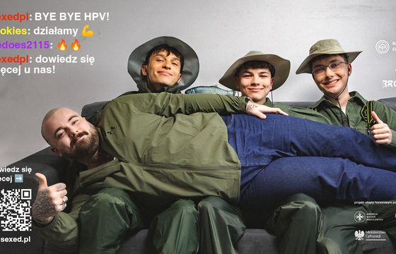 Fundacja Anji Rubik promuje szczepienia przeciw HPV dla chłopców. W kampanii Bedoes 2115 i Brokies