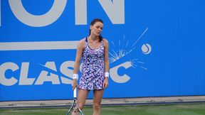 WTA Eastbourne: Agnieszka Radwańska przegrała dwudniowy ćwierćfinał z Dominiką Cibulkovą