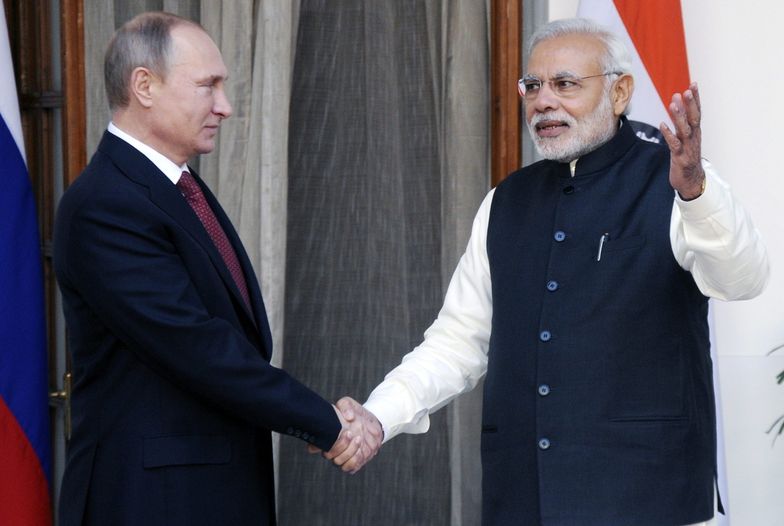 Władimir Putin i premier Indii Narendra Modi.