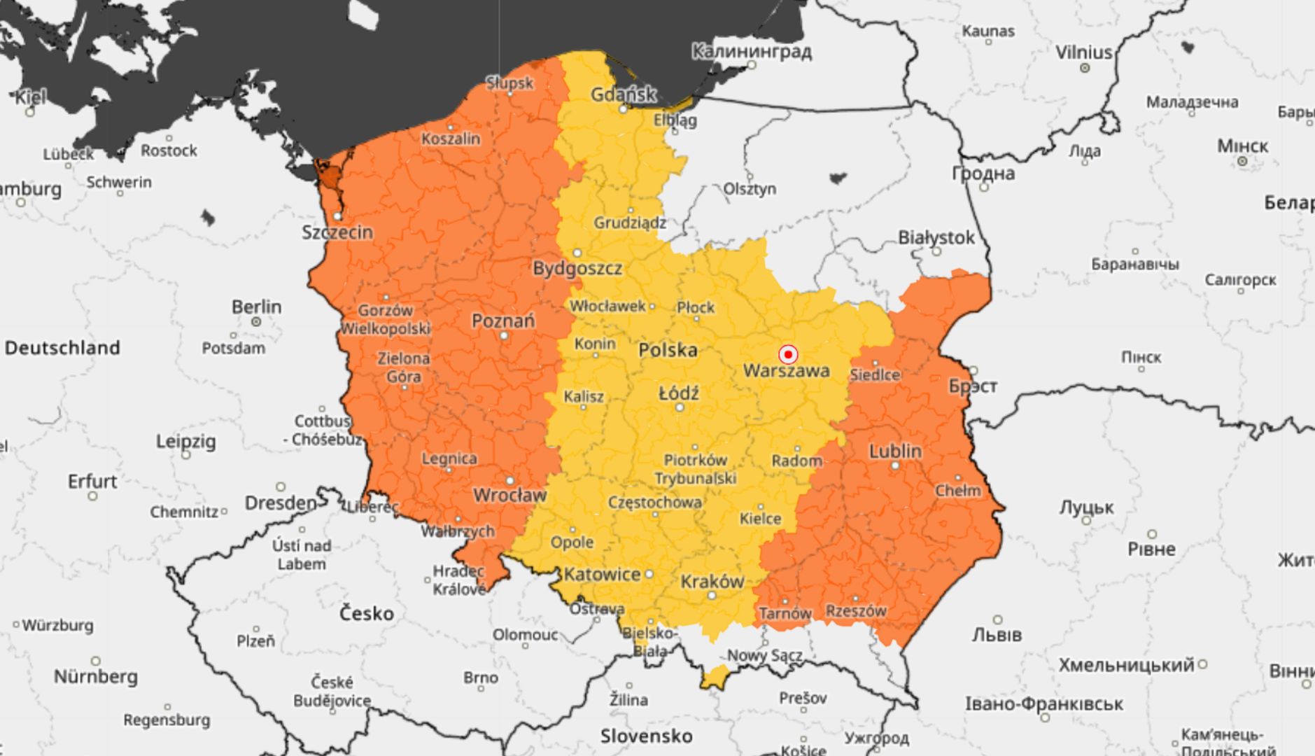Ostrzeżenia IMGW