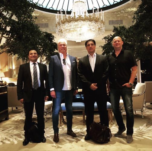 Mats Hartling drugi z lewej, Adam Pietrowski pierwszy z prawej / fot. instagram.com/adam_b_pietrowski