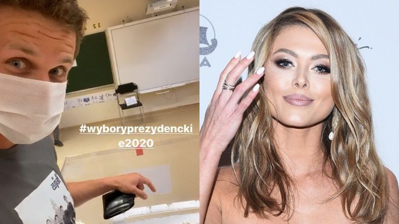 Antek Królikowski i Joanna Opozda poszli razem na głosowanie