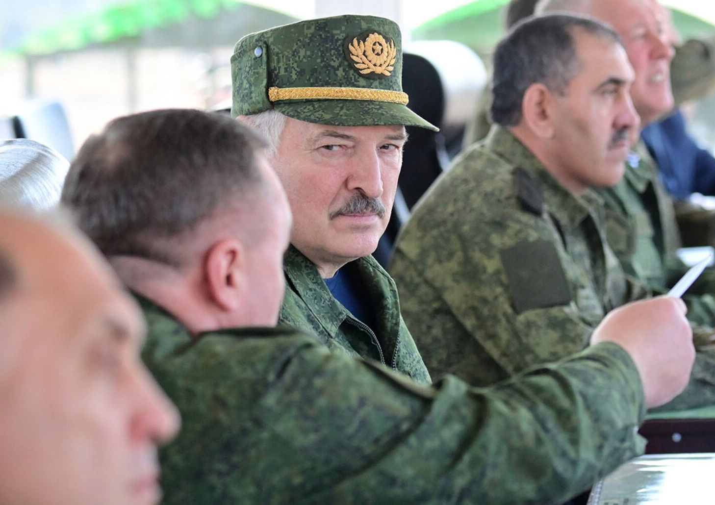 Łukaszenka straszy Zachód. Pojawił się na manewrach Zapad-2021
