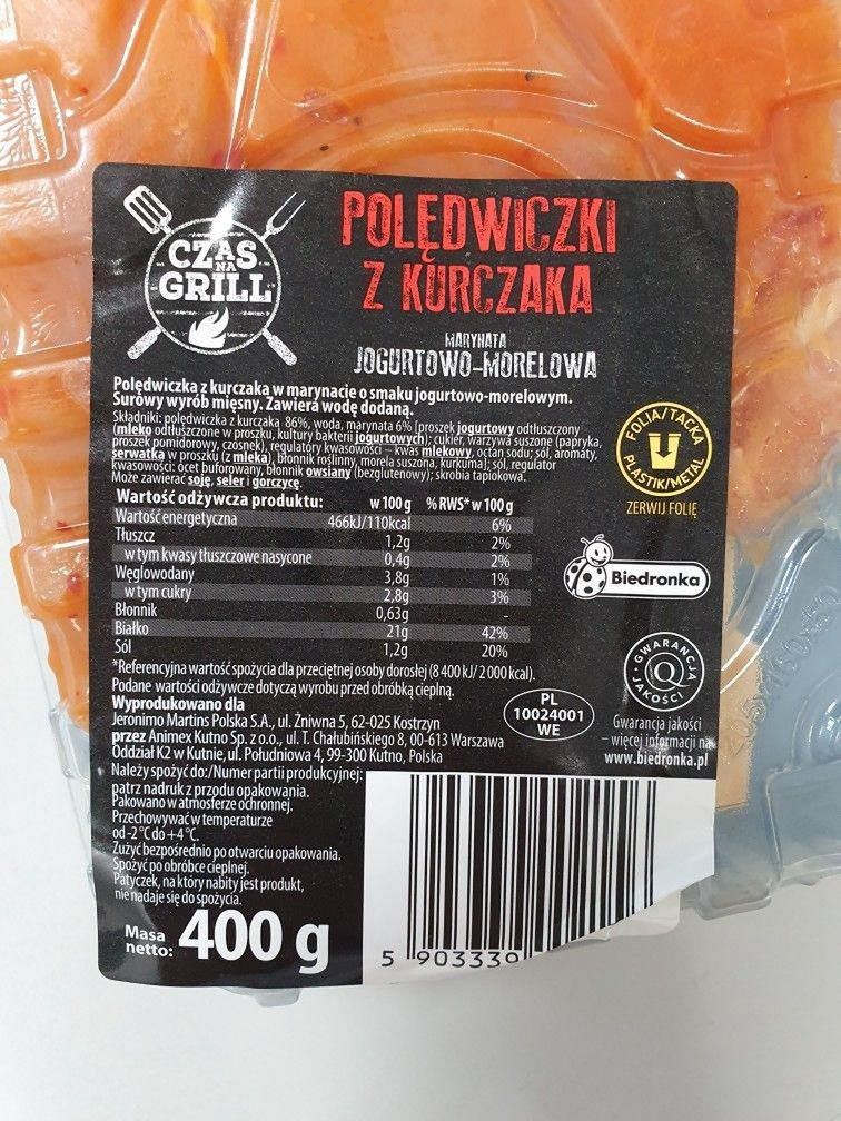 Partia, w której wykryto Salmonellę
