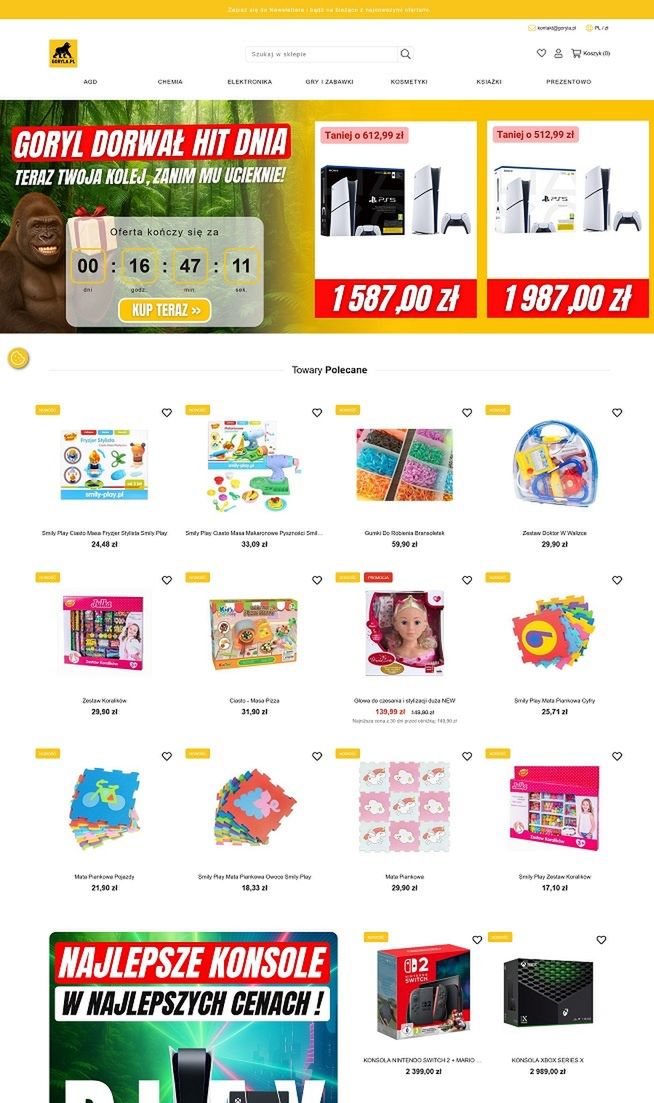 Strona główna Goryla.pl