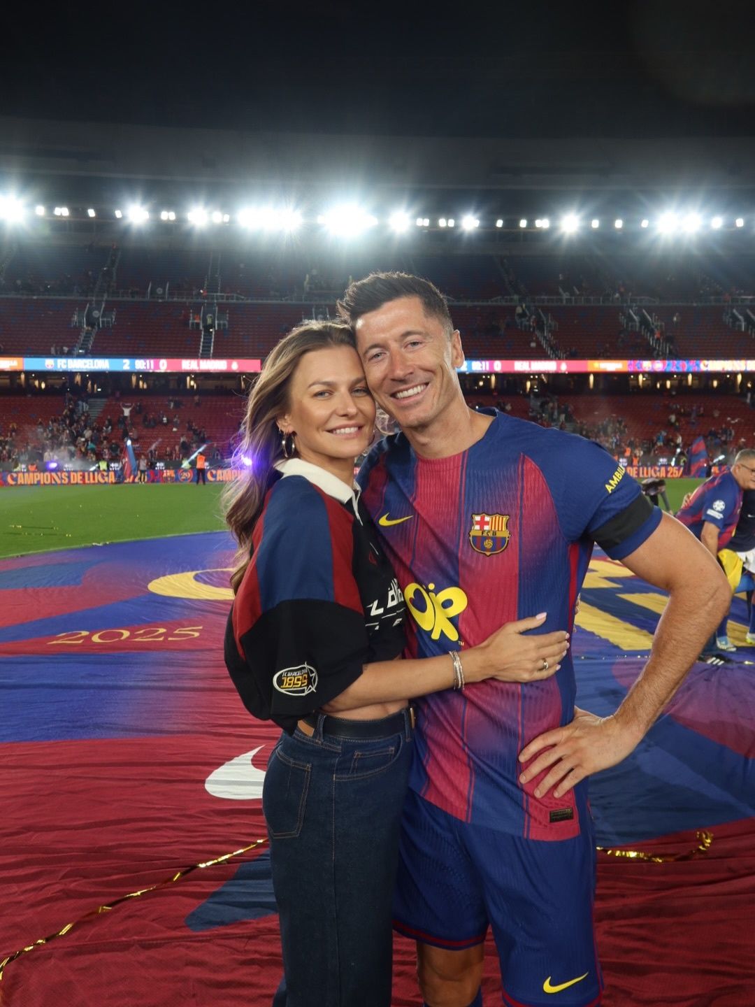 Anna i Robert Lewandowski 