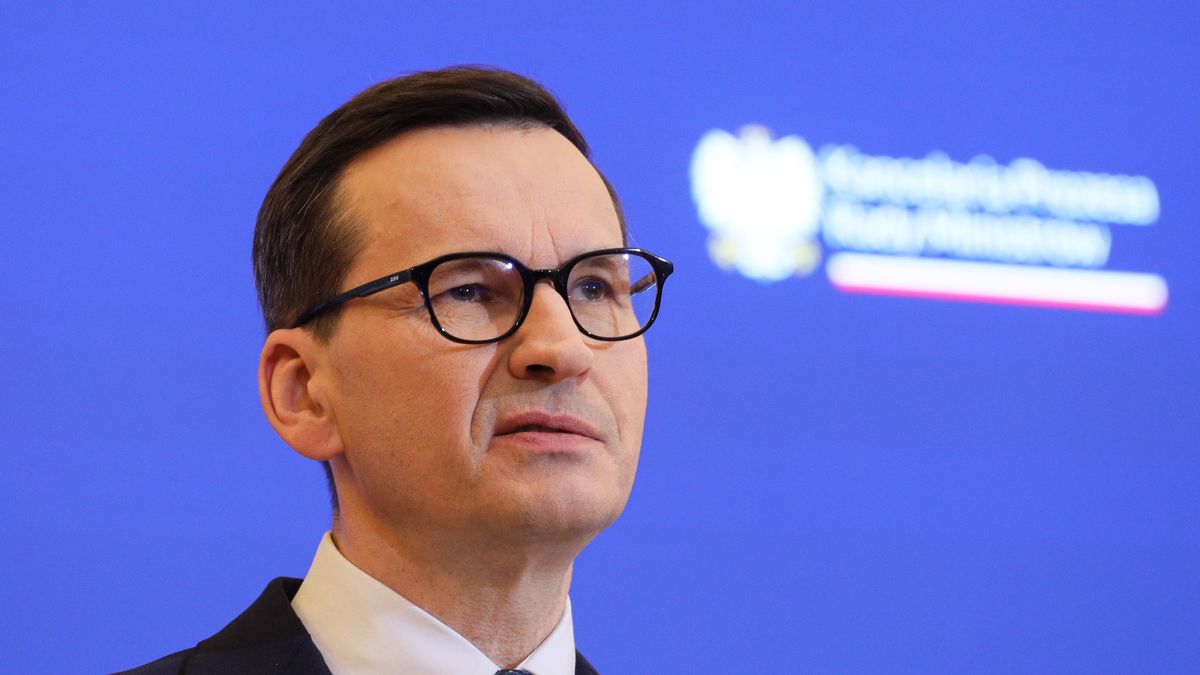 Mateusz Morawiecki
Warszawa, 10.01.2023. Premier Mateusz Morawiecki podczas konferencji prasowej po posiedzeniu Rady Ministr�w, 10 bm. w KPRM w Warszawie. Rz�d przyj�� projekt nowelizacji Kodeksu pracy wprowadzaj�cy zmiany m.in. w urlopach rodzicielskich. (mr) PAP/Pawe� Supernak
Pawe� Supernak
briefing prasowy, Kancelaria Prezesa Rady Ministr�w, kodeks, kodeks pracy, konferencja, KPRM, nowelizacja, po posiedzeniu rz�du, polityk, portret, posiedzenie, praca, prasowa, premier, rodzicielski, rodzicielskie, rz�d, rz�du, urlop, urlop rodzicielski, urlopy, zmiana, zmiany