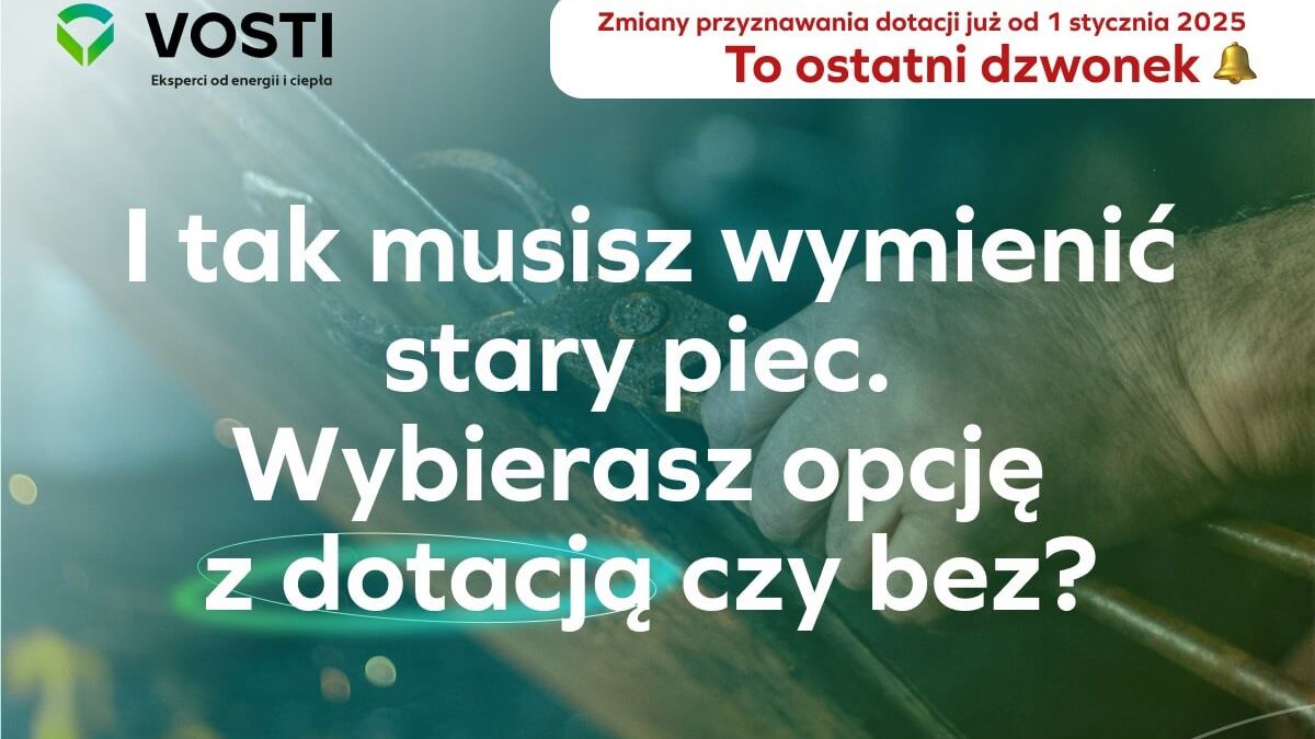 grafika ostatnia chwila na wymiane starego pieca