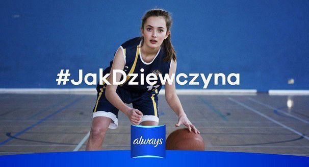 Natalia Lewandowska, KatkaVlog, Julia Żugaj, Julita Juchnowicz i Marlena Sojka w kampanii Always „#JakDziewczyna”