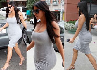 Kim Kardashian w ciąży! Widać już brzuszek? (ZDJĘCIA)