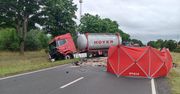 Tragiczny wypadek o poranku. Nie żyje kierowca auta osobowego
