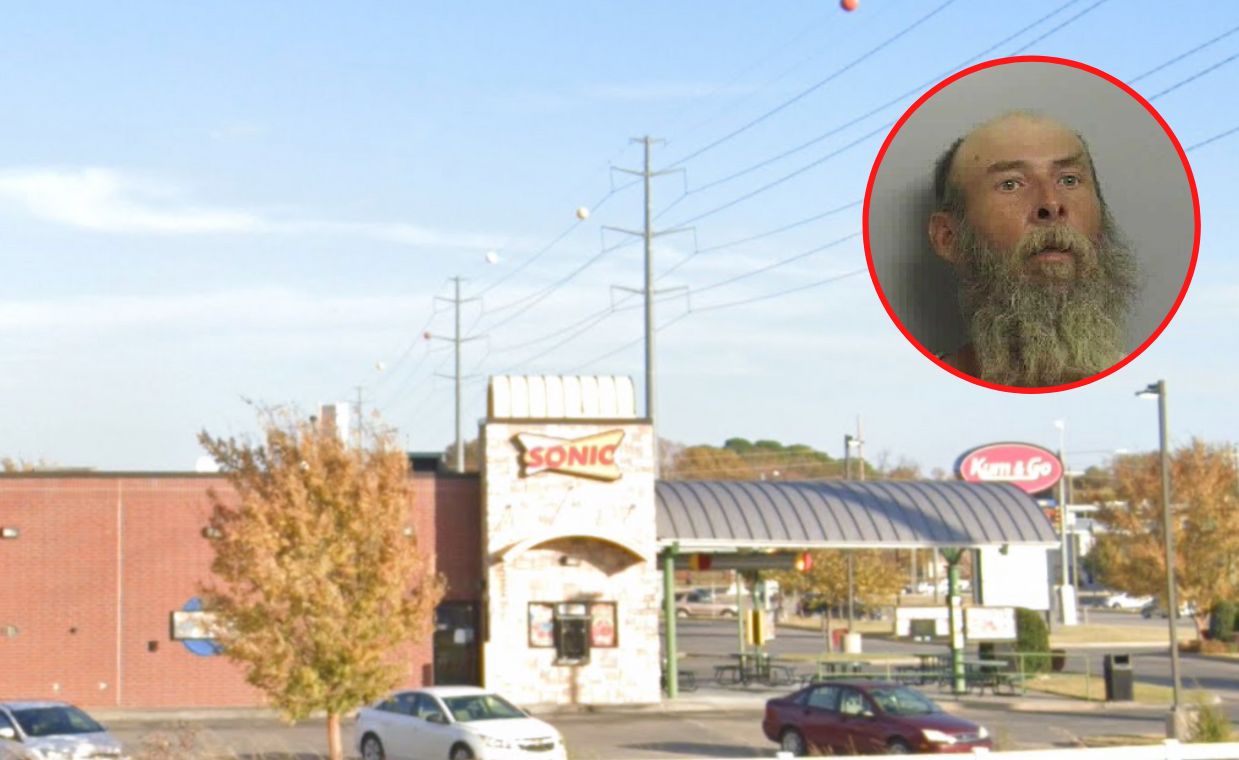 Koszmar w sieci fast- food. Napastnik wbił w głowę mężczyzny kij z flagą amerykańską