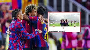 Zachwyty w Hiszpanii po zwycięstwie Barcelony. "Niczym tornado"