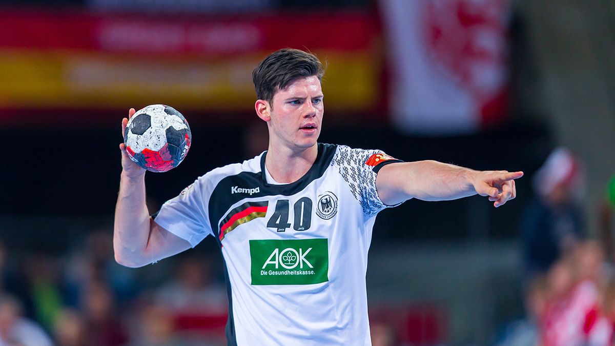 Materiały prasowe / Sascha Klahn/saschaklahn.com / Simon Ernst podczas EHF Euro 2016
