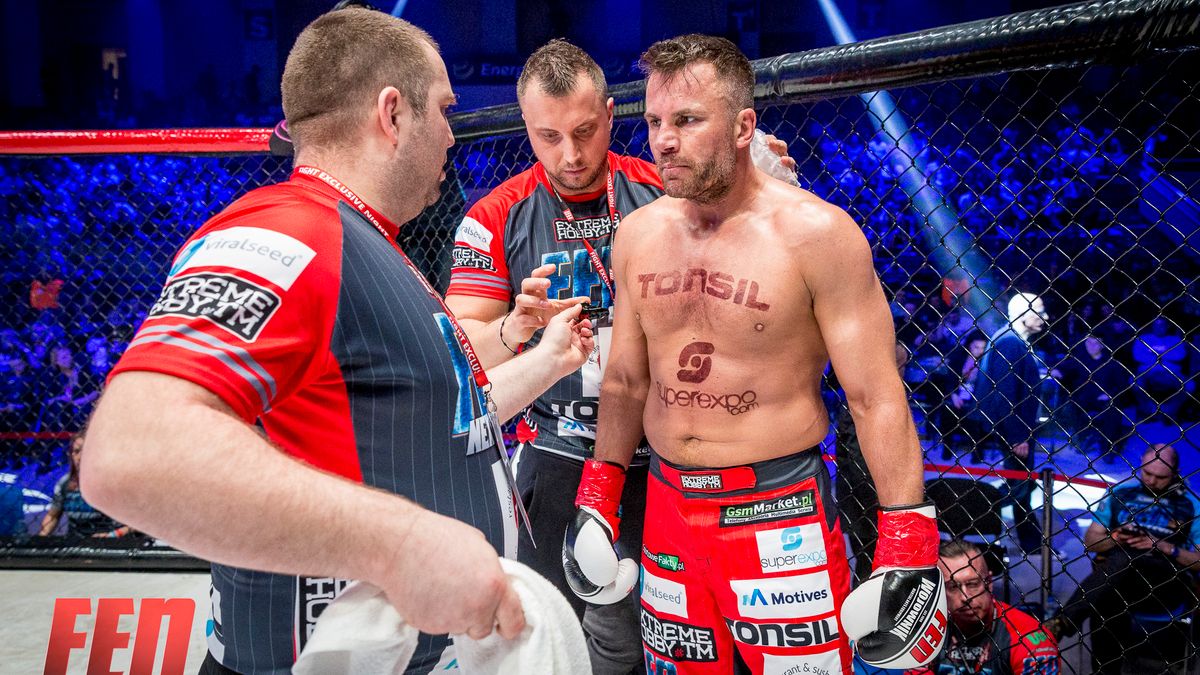 Materiały prasowe / fen-mma.com/Wojtek Wojciechowski / Na zdjęciu: Marcin Szreder