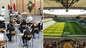 Tłumy maturzystów przed stadionem Legii. Wiadomo, o co chodzi