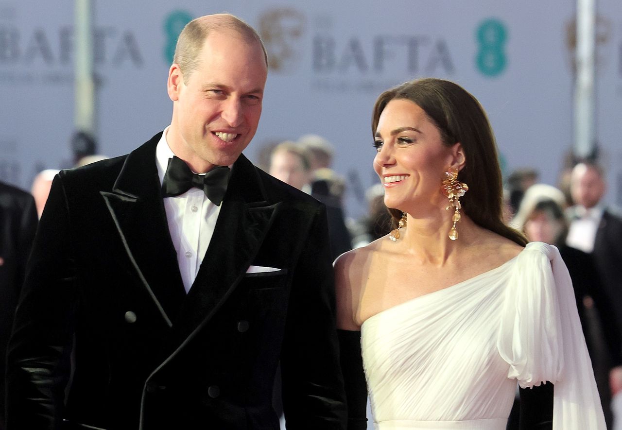 Książę William i księżna Kate na rozdaniu nagród BAFTA