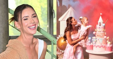 Klaudia Halejcio wyprawiła córce GARDEN PARTY: 4-piętrowy tort, sztuczne safari, prywatny kucharz. "Niby robimy je dla dzieci..." (FOTO)