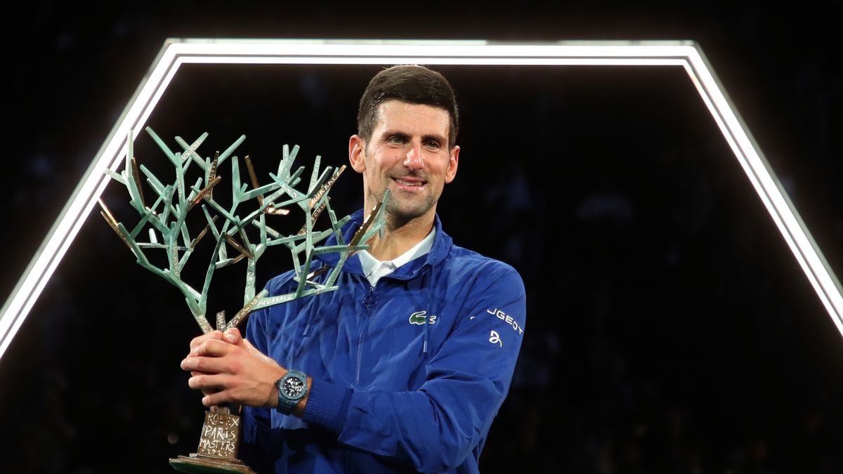 Novak Djoković, mistrz Rolex Paris Masters 2021