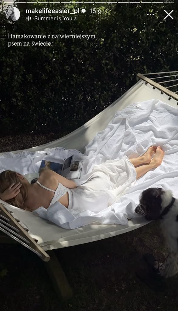 Kasia Tusk włożyła białą sukienkę z wiązaniem na plecach