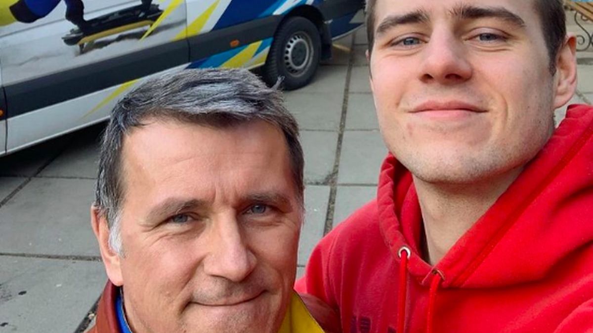 Zdjęcie okładkowe artykułu: Instagram / instagram/iceformulaone / Mychajło Heraskewycz z synem Władysławem