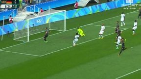 Piłka nożna (M), Nigeria - Niemcy 0:1: gol Klostermanna