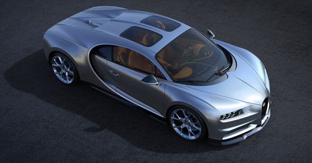 Szklany dach w Bugatti Chironie. Namiastka nadwozia cabrio
