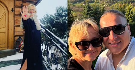 Tak mieszkają Edyta i Paweł Golcowie: taras z widokiem na góry, dużo drewna i ogromy ogród (ZDJĘCIA)