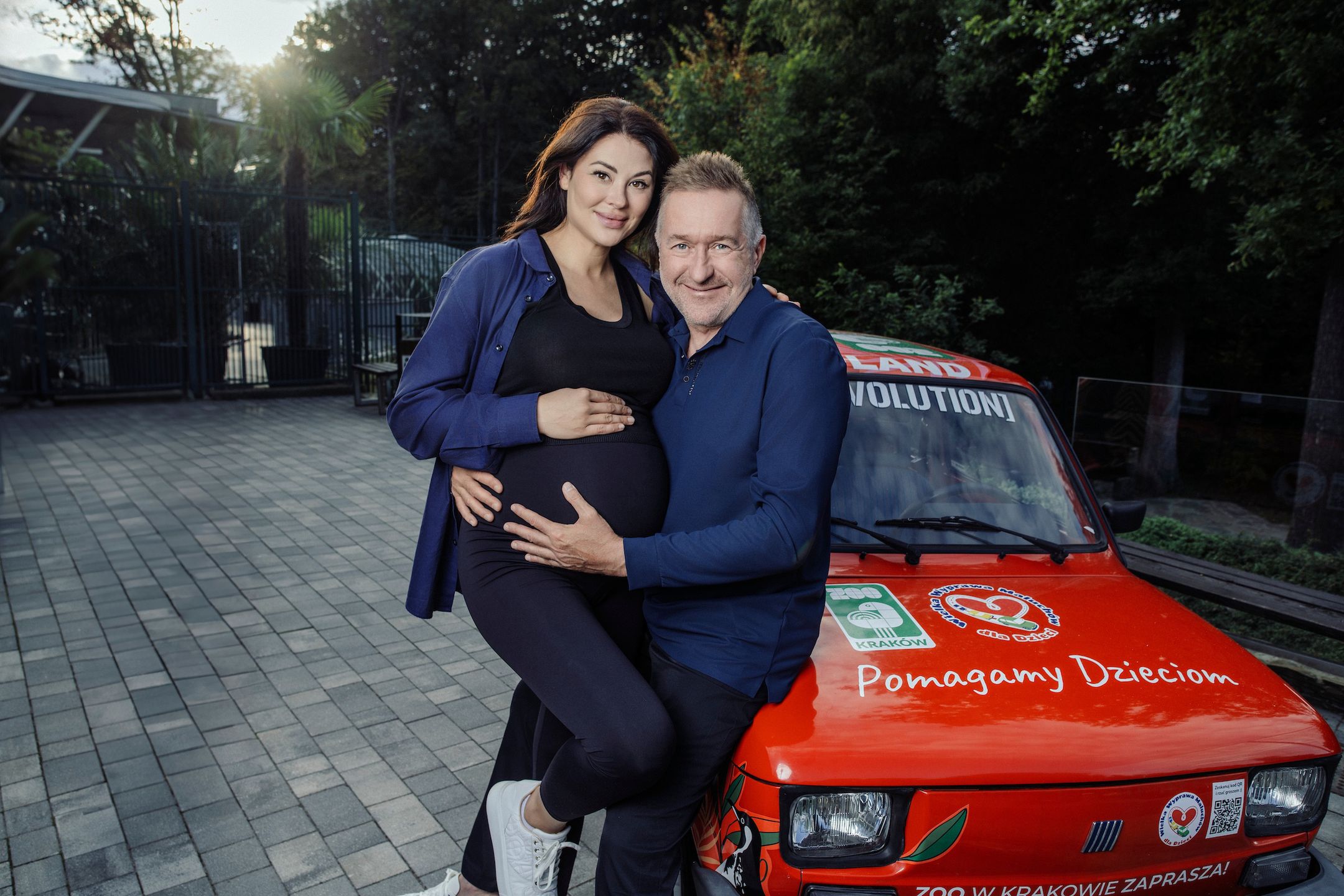 Rafał Sonik z partnerką Izą