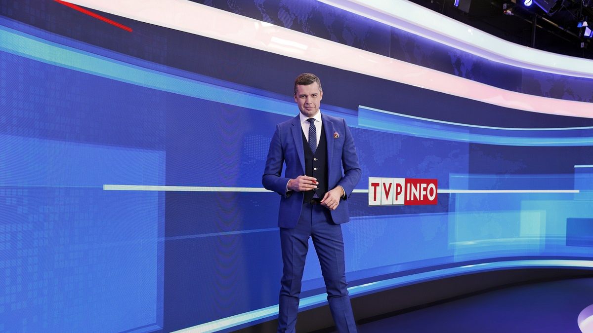 Michał Rachoń, były prezenter TVP Info. 