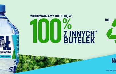 Nałęczowianka przedstawia nowe opakowania z recyklingu