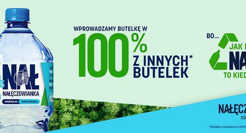 Nałęczowianka przedstawia nowe opakowania z recyklingu