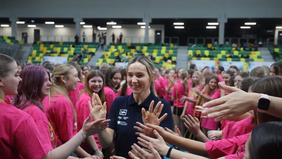 Akcja Mistrzynie w szkołach z Otylią Jędrzejczak i medalistkami z Paryża