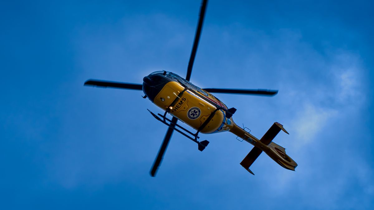 Bialystok, 16.09.2019.  Lotnicze Pogotowie Ratunkowe. N/z  Eurocopter
