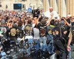 Papie Franciszek bogosawi motocyklistw