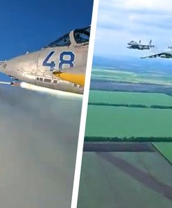 Brawurowy atak z powietrza. Piloci Su-25 podjęli duże ryzyko