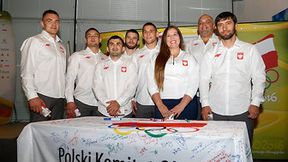 Rio 2016: Ślubowanie olimpijskie zapaśników (galeria)