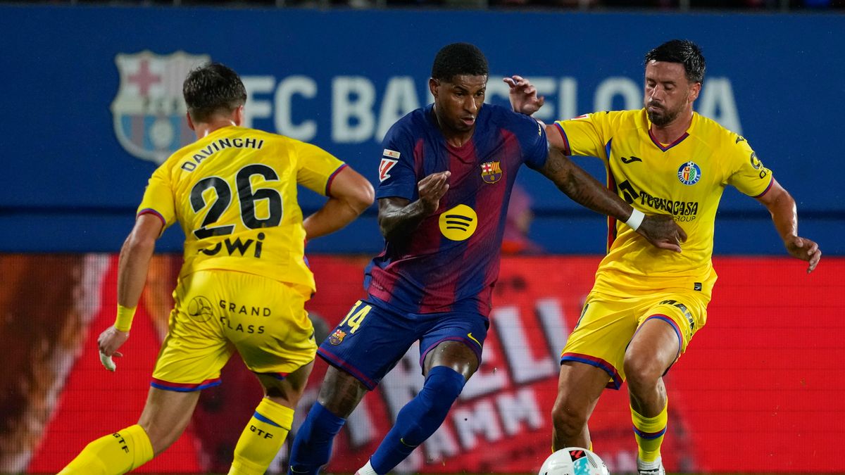 PAP/EPA / PAP/EPA/Alejandro Garcia / Marcus Rashford zaliczył udane wejście na boisko