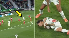 Strzelił pięknego gola. Po chwili zwijał się z bólu [WIDEO]