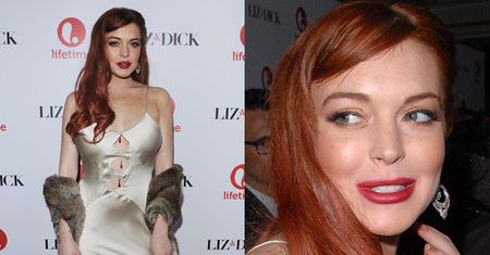 Lohan jako karykatura Liz Taylor?