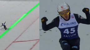 Gdzie on wylądował?! Tak padł rekord skoczni w Falun [WIDEO]