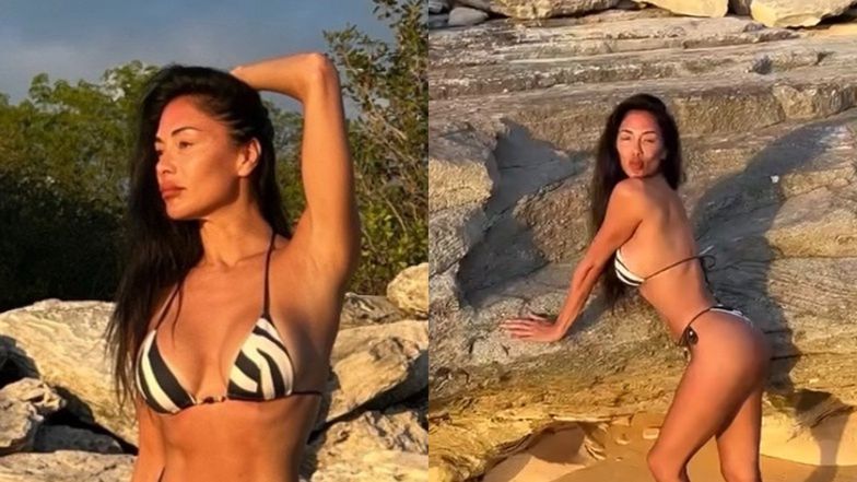 Nicole Scherzinger wygina się w bikini