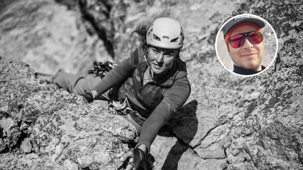 Na głównym zdjęciu: Nadieżda Oleniewa (Twitter/Everest Today), w kółeczku: Szymon Jaskuła (Twitter/SzymonJaskula)