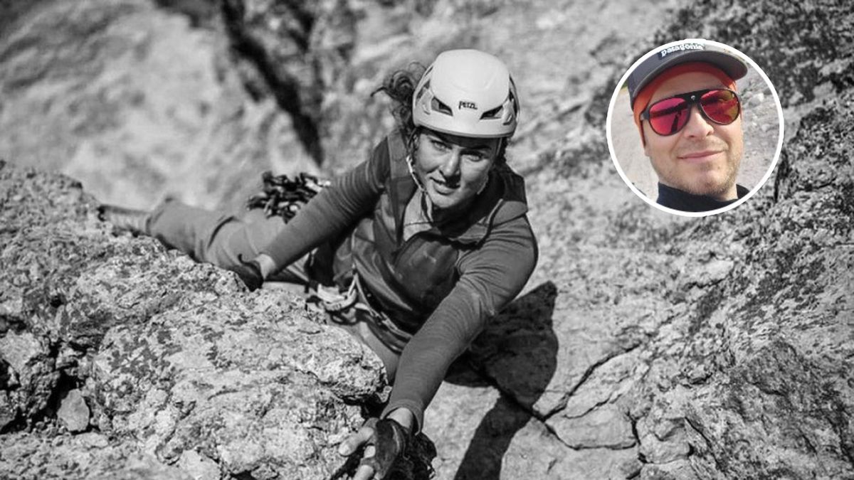 Twitter / Na głównym zdjęciu: Nadieżda Oleniewa (Twitter/Everest Today), w kółeczku: Szymon Jaskuła (Twitter/SzymonJaskula)