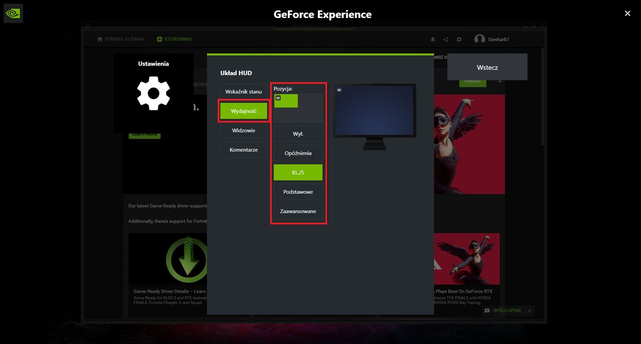 GeForce Experience: jak włączyć licznik FPS w grach?