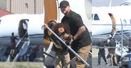 Kanye West OPUŚCIŁ SWOJE RANCZO razem z Kim Kardashian?! Jej samolot wylądował na lotnisku w Wyoming (ZDJĘCIA)