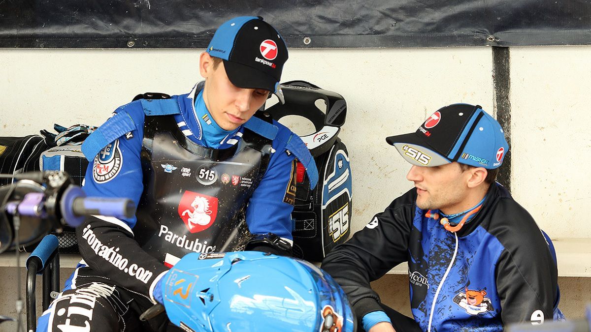 WP SportoweFakty / Michał Krupa / Na zdjęciu: Jakub Miśkowiak (z lewej) ze swoim wujkiem Robertem