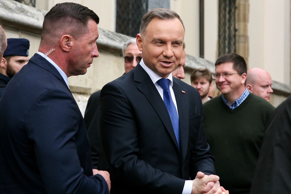 Prezydent Andrzej Duda poparł "Lex Tusk"
