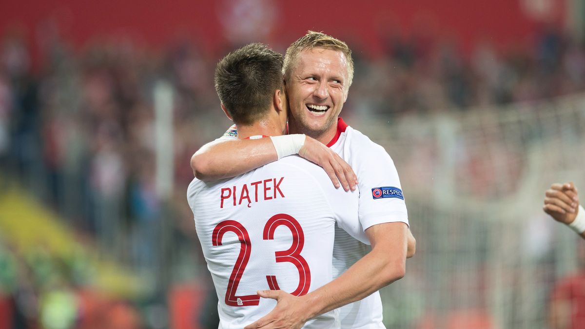 Newspix / Marcin Karczewski / PressFocus / Na zdjęciu: Krzysztof Piątek i Kamil Glik